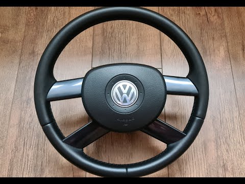 Видео: КАК ДАТЬ РУЛЮ ВТОРУЮ ЖИЗНЬ. VW Touran перетяжка руля