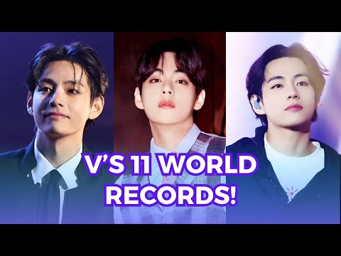 Видео: Как Ви из BTS побил 11 мировых рекордов — король сольных достижений!