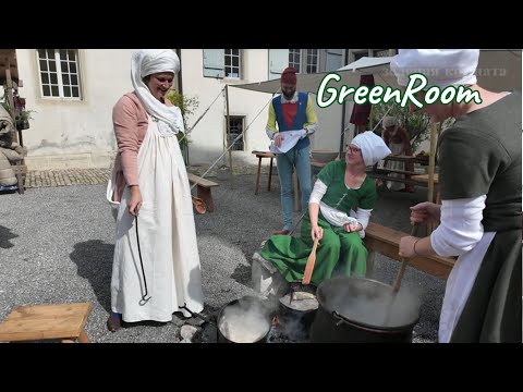 Видео: Средневековая ярмарка в замке Ленцбург.