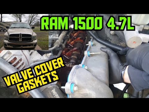 Видео: Как заменить прокладки клапанной крышки на Dodge Ram 1500 4.7L 2002-2007 годов выпуска