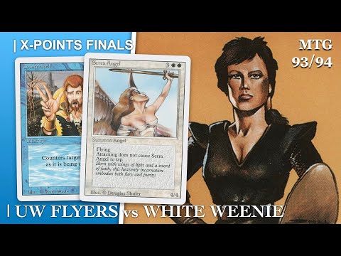 Видео: UW Flyers против White Weenie | X-points Oldschool MTG 93/94 Финал 17 | 555