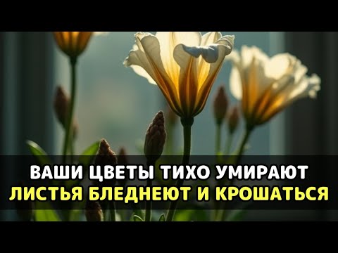 Видео: Ваши цветы гибнут прямо сейчас, и вот что нужно срочно сделать, чтобы их спасти Почему ваши