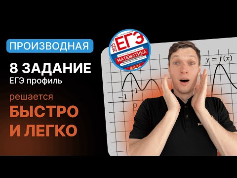 Видео: 8 задание ЕГЭ профиль за 30 мин. Все типы производная 2025