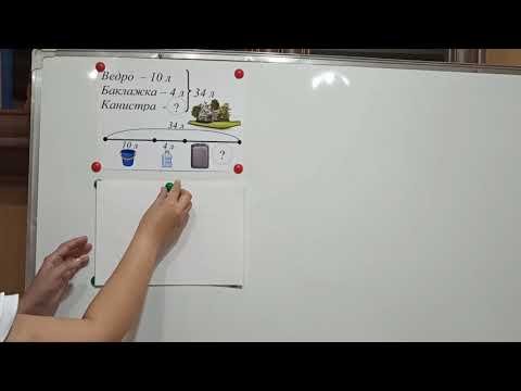 Видео: Математика. 2 класс. Решение составной задачи по чертежу на нахождение неизвестного слагаемого.