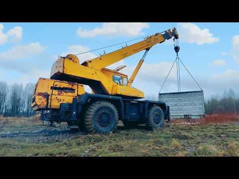 Видео: Не сдались и оживили РЕДКИЙ КРАН  / С грузом по бездорожью