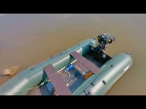 Видео: лодочный мотор гибрид ветерок,Таймыр 320,обкатка и обо всём помаленьку.