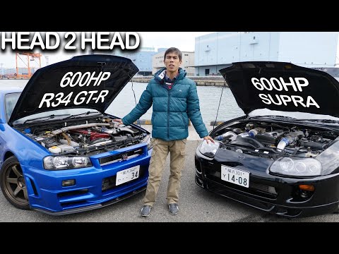 Видео: R34 GT-R против Supra | Сходства и различия | RB26 против 2JZ | Какой вариант вам больше подходит...