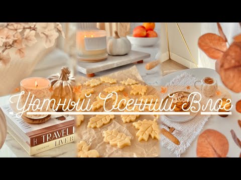 Видео: Осенний Влог🍂Уютный день дома, обзор покупок, осеннее печенье, вдохновение и атмосфера тепла и уюта✨