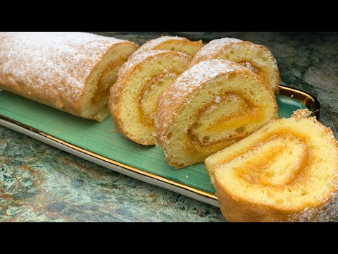 Видео: Самый нежный Рулет как облако и без трещин | Biscuit roll | Ռուլետ