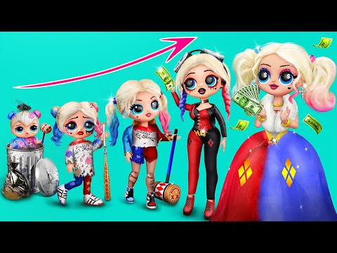 Видео: Все что вы должны знать о Харли Квинн / 28 лайфхаков для ЛОЛ ОМГ