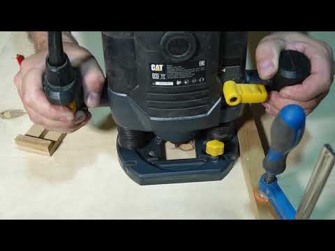 Видео: Установка нового фрезера в стол. Крепление фрезера. Приспособление для удержание кнопки