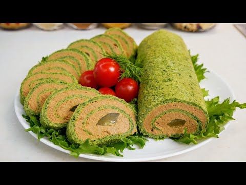 Видео: Закусочный РУЛЕТ для мужчин к 23 февраля — просто и гениально! Цыганка готовит.