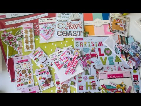 Видео: Распаковка посылки с сайта scrapbook.com. Много зимне-новогоднего! #скрапбукинг #творчество