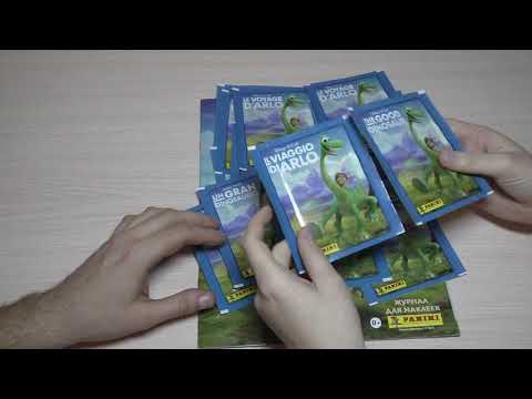 Видео: Хороший динозавр. Собираем коллекцию наклеек, часть 2