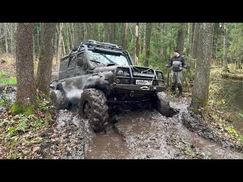 Видео: Монстры уазы в болоте или как печально заканчивается сезон