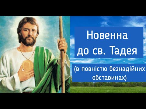 Видео: Новенна до св. Тадея / В безнадійних обставинах життя / 9 днів по 6 разів  / Субтитри