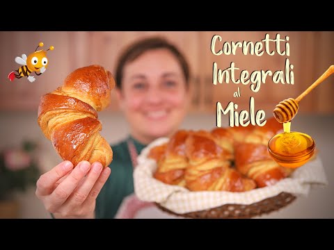 Видео: Круассан из цельнозерновой муки с медом Легкий рецепт