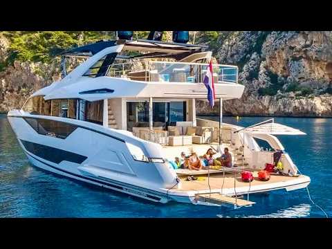 Видео: Яхтенный тур стоимостью 7,6 миллионов фунтов стерлингов: Sunseeker 90 Ocean