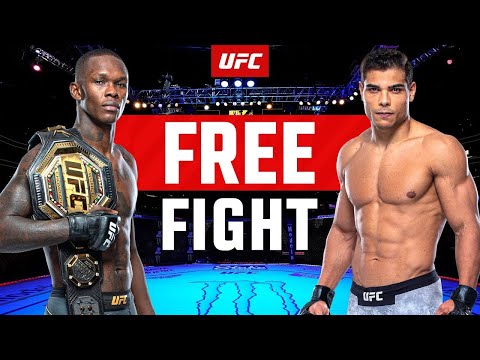 Видео: Исраэль Адесанья vs Пауло Коста: Полный бой