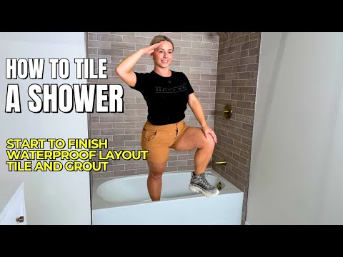 Видео: Как: сделать душевую кабину водонепроницаемой и уложить плитку как профессионал