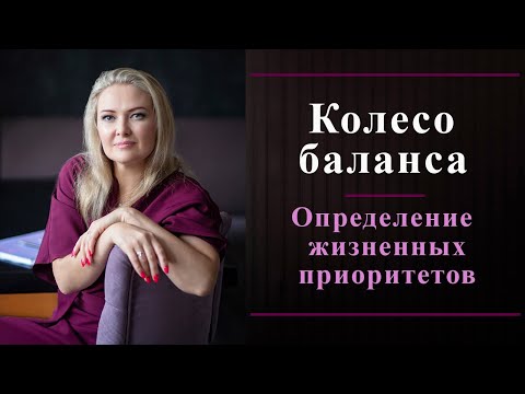 Видео: Колесо баланса: как определить цели и жизненны приоритеты. Подробная методика.