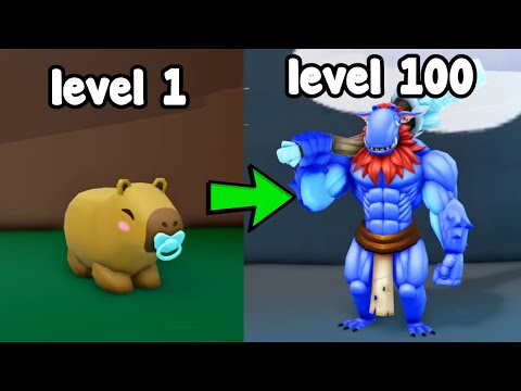 Видео: Прошёл путь от новичка до мастера в Capybara Evolution Roblox!