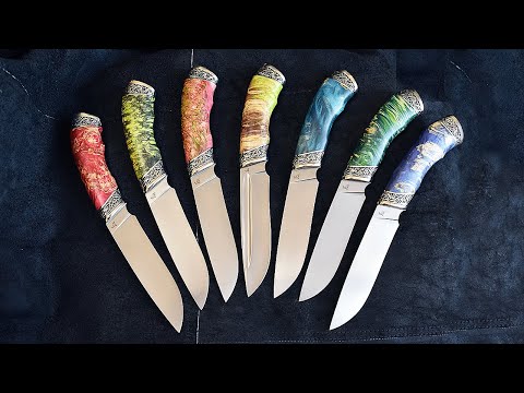 Видео: Ножи модель С1 из Х12МФ в наличии. Мастерская "СЛОН & Ко."