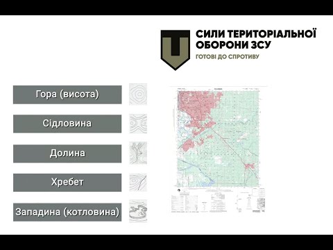 Видео: Топографія - 1.  Визначення особливостей місцевості за допомогою карти