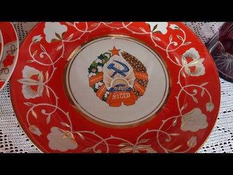 Видео: Новинки советского фарфора и цветного стекла!!!