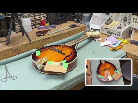 Видео: GSWJ — Крис и Джей Пи устанавливают звукосниматель K&K Mandolin Twin