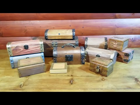 Видео: Мои шкатулки с оковкой