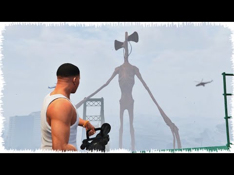 Видео: СИРЕНОГОЛОВЫЙ құбыжығы қалаға келді (GTA V)