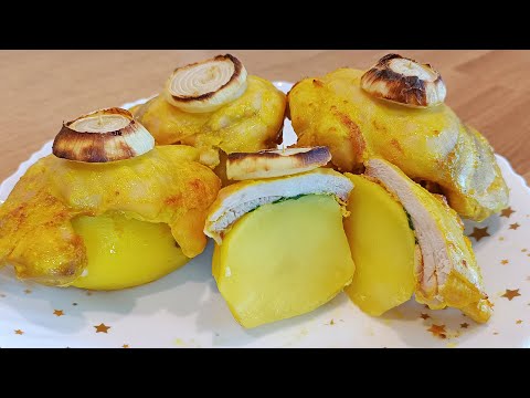 Видео: ЗАПЕЧЕННАЯ КУРИЦА на картофеле - просто, вкусно и полезно!