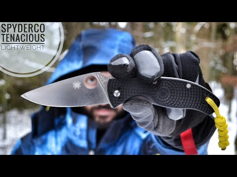 Видео: Нож Spyderco Tenacious Lightweight, обзор+ разборка