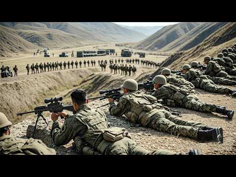 Видео: Японцы отправили 100 тысяч солдат, но засада восьмой армии легко уничтожила их!