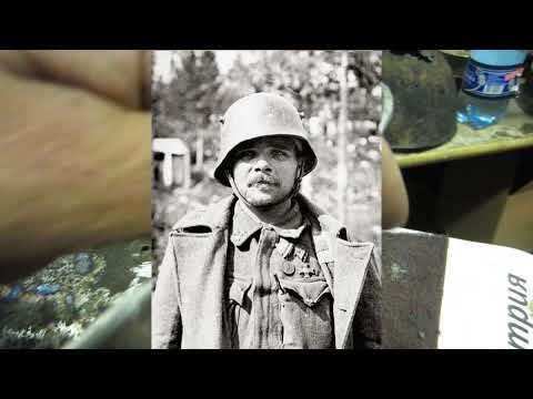 Видео: Шлем м-17 . Александр(реставратор) 271