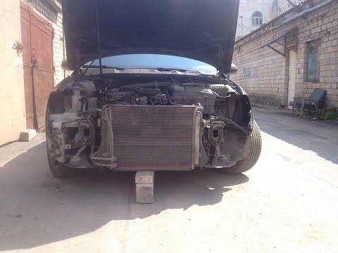 Видео: Разборка передней части на Passat B6