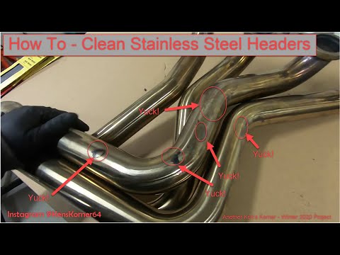 Видео: Как очистить и отполировать коллекторы из нержавеющей стали — верните их в нормальное состояние!