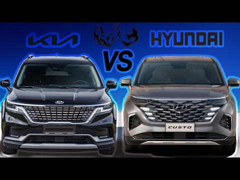 Видео: Сравнение минивэнов: KIA Carnival 2022 vs Hyundai Custo 2022! Какой лучше?