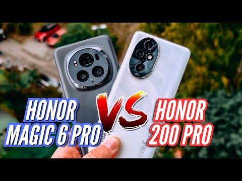 Видео: БОЛЬШОЕ СРАВНЕНИЕ 🔻 HONOR MAGIC 6 PRO vs HONOR 200 PRO