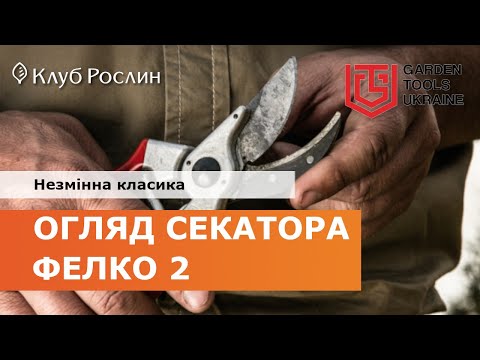 Видео: Felco 2: классическая модель секатора (Швейцария)