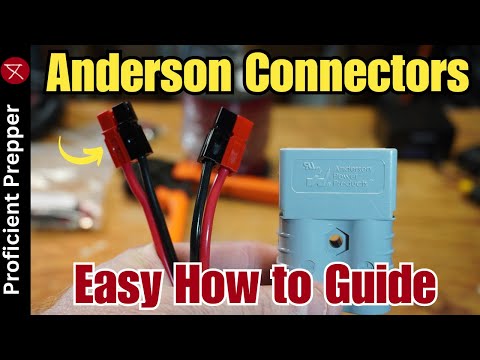 Видео: Как собрать соединительные кабели Anderson Powerpole, включая соединители серии SB