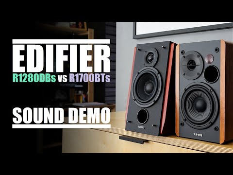 Видео: Edifier R1280DBs против Edifier R1700BTs || Сравнение звука