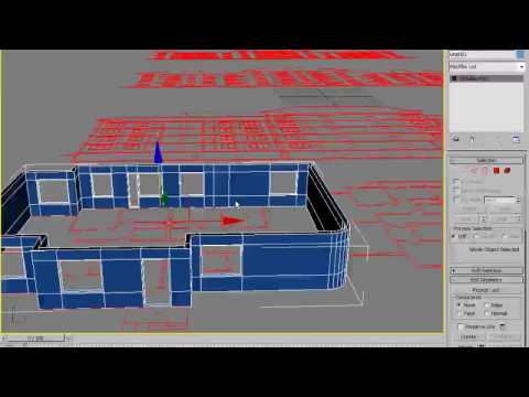 Видео: Моделирование дома в 3D MAX