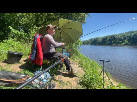 Видео: Фидерная рыбалка на реке Днепр. Первая трудовая рыбалка в городских условиях
