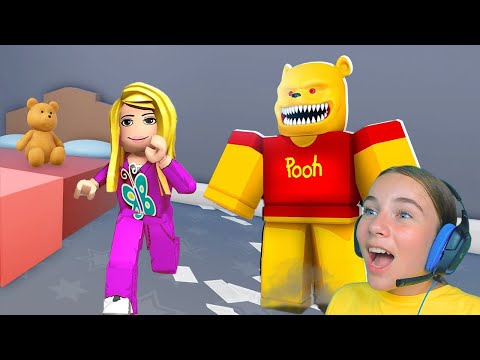 Видео: ПОБЕГ ОТ ВИННИ ПУХА в ROBLOX!