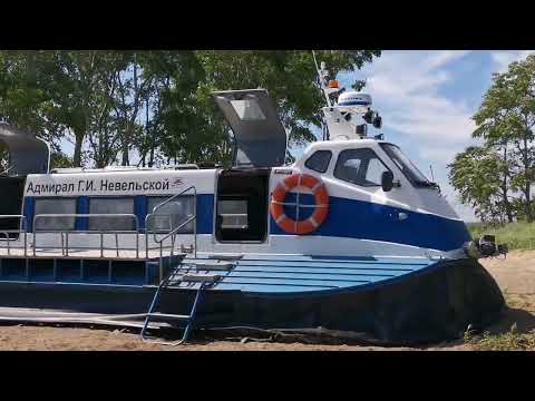 Видео: Городской пляж около Чкаловской. Летний жаркий июль. Николаевск-на-Амуре.