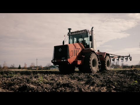 Видео: Начались проблемы с трактором. Кировец К-744р с ПЛН 9*35.