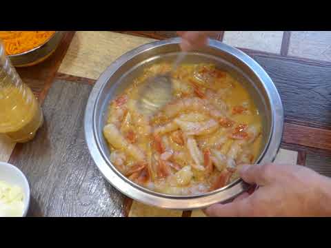 Видео: Лангустины жаренные с картошкой в казане