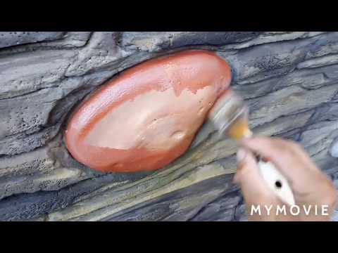 Видео: Покраска цоколя. Булыжник Ч.1